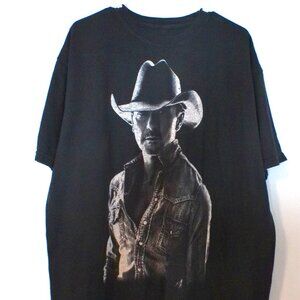 Tim McGraw Tour T-Shirt Men’s XL Black Graphic Country Concert Tee #1474